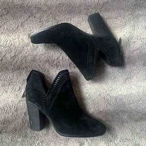 Vince Camuto Split Shaft Suede Booties